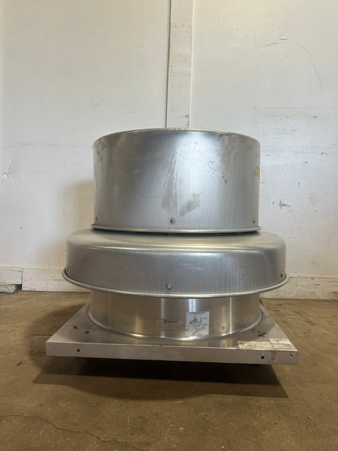 "GREENHECK 6B-180-4-X"H.D COMMERCIAL UPBLAST EXHAUST FAN (30" x 30" BASE)