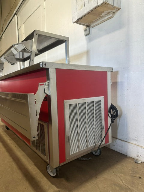"DELFIELD SCSC-60-B" S.S REFRIGERATED BUFFET TABLE W/SNEEZE GUARD ,115V 1PH