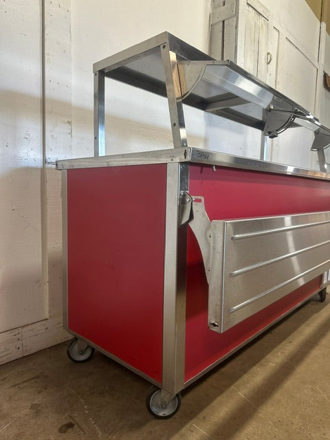 "DELFIELD SCSC-60-B" S.S REFRIGERATED BUFFET TABLE W/SNEEZE GUARD ,115V 1PH