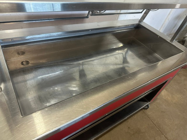 "DELFIELD SCSC-60-B" S.S REFRIGERATED BUFFET TABLE W/SNEEZE GUARD ,115V 1PH