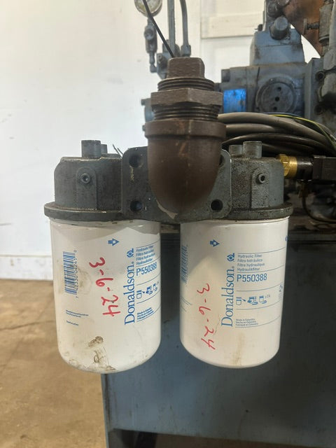 CONTINENTAL HYDRAULIC" Hydraulic Power Unit, 70 Gallon Capacity, 500 PSI