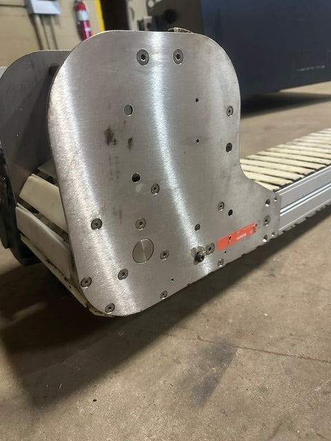 STAINLESS STEEL CLEATED FLEX-WALL BELT CONVEYOR 6 1/8"W x 60"L