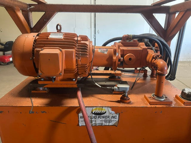 RHM Fluid Power 15hp Hydraulic Power Unit, 60 Gallon Capacity, 1000 PSI at 20 GP