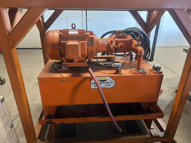 RHM Fluid Power 15hp Hydraulic Power Unit, 60 Gallon Capacity, 1000 PSI at 20 GP
