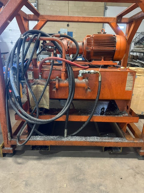 RHM Fluid Power 15hp Hydraulic Power Unit, 60 Gallon Capacity, 1000 PSI at 20 GP