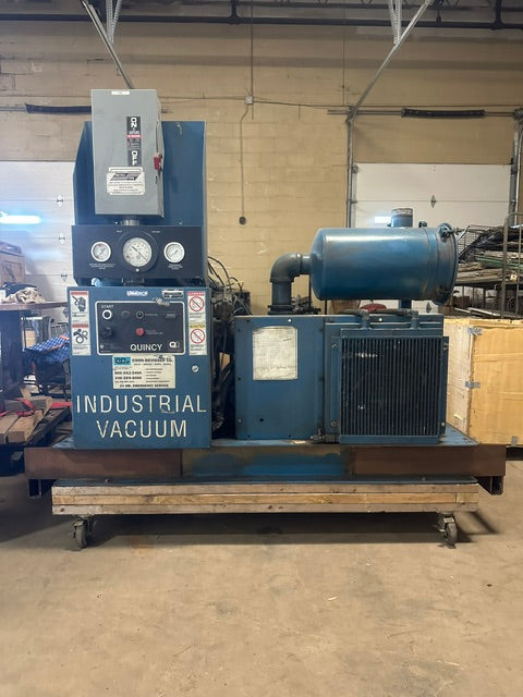"QUINCY QSVB25ANN2C" industrial rotary screw vacuum pump system, 32929 hr