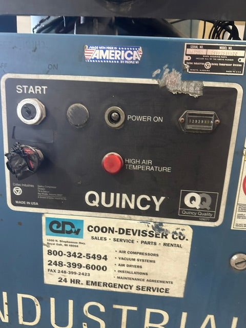 "QUINCY QSVB25ANN2C" industrial rotary screw vacuum pump system, 32929 hr