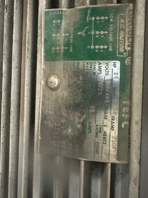 "CONAIR JETRO" 1412-201-01A INDUSTRIAL COMMERCIAL HUSHGARD GRANULATOR, 20HP