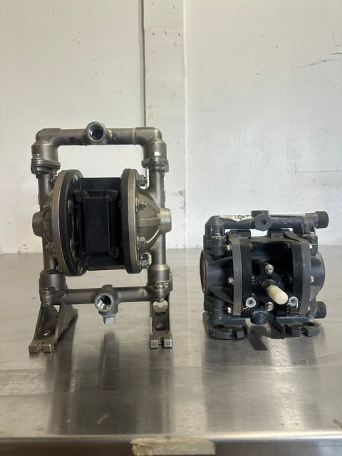 LOT OF 2 AIR OPERATED DOUBLE DIAPHRAGM PUMPS