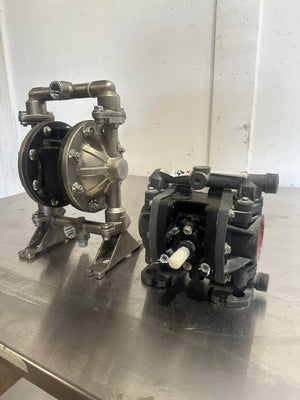 LOT OF 2 AIR OPERATED DOUBLE DIAPHRAGM PUMPS