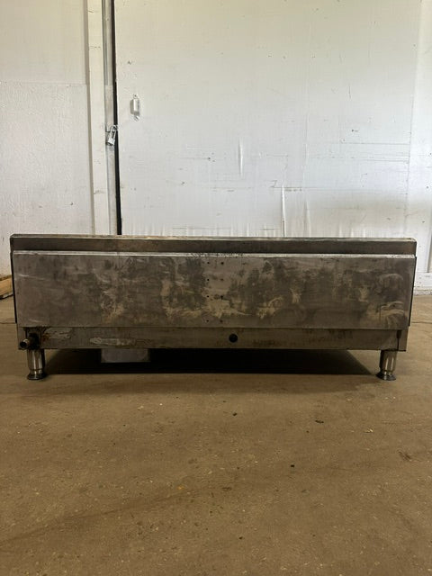 "ULTRA MAX" NATURAL GAS 48 IN WIDE COUNTER TOP GRIDDLE W/ GREASE PAN
