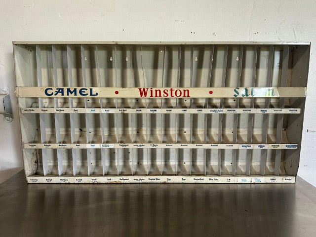 VINTAGE 1960'S CAMEL, WINSTON, SALEM CIGARETTE ADVERTISING RACK