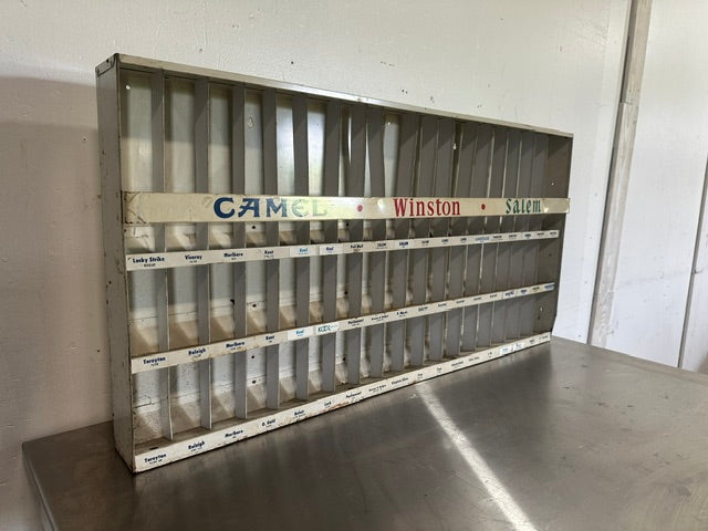 VINTAGE 1960'S CAMEL, WINSTON, SALEM CIGARETTE ADVERTISING RACK