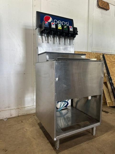 "CORNELIUS CB2323AK6"COMMERCIAL 6 HEADS SODA MACHINE W/ ICE BIN