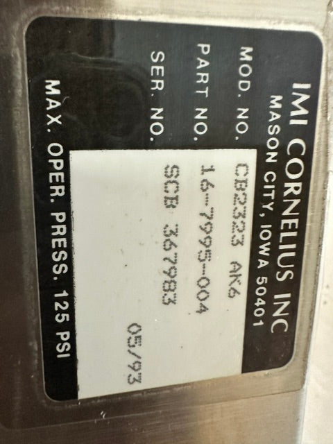"CORNELIUS CB2323AK6"COMMERCIAL 6 HEADS SODA MACHINE W/ ICE BIN