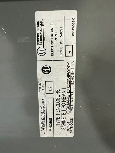 **LOT OF 2** SQUARE D MHC56S E2 SERIE AND MURRAY SAFETY SWITCHES