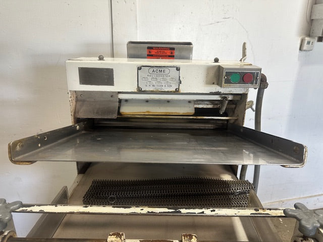 "ACME 8"COMMERCIAL DOUGH ROLLER SHEETER WITH 12"W PRESS PLATES, 115V 1PH