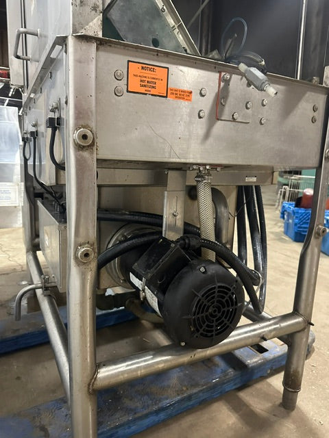 "ADS" ADC-44 HIGH R-L DISHWASHER W/ECOLAB RINSE AGENT SYSTEM AND HOOD UNIT