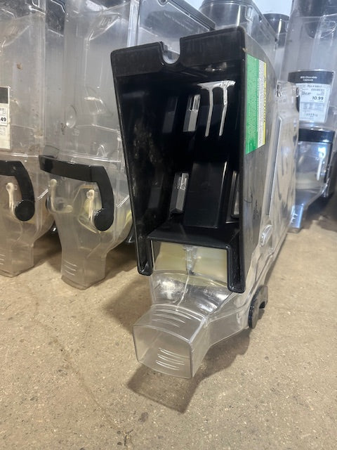 LOT OF 24 TRADE FIXTURES RADEUS 618/624 ACRYLIC BEAN/GRAIN DISPLAY DISPENSER