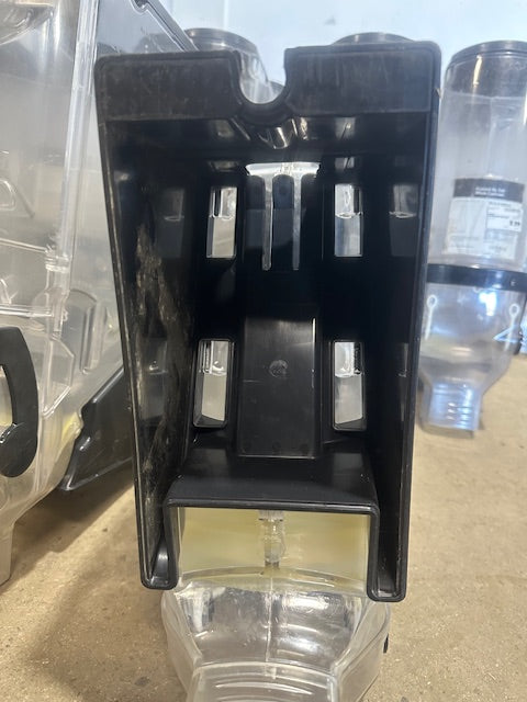 LOT OF 24 TRADE FIXTURES RADEUS 618/624 ACRYLIC BEAN/GRAIN DISPLAY DISPENSER