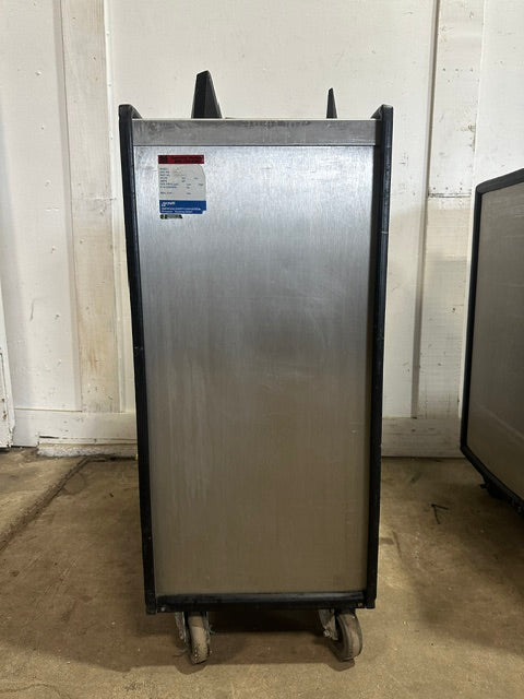 "APW WYOTT ML2-9" DUAL 9" PLATE HOLDER DISPENSER CARRIER CART ON CASTERS