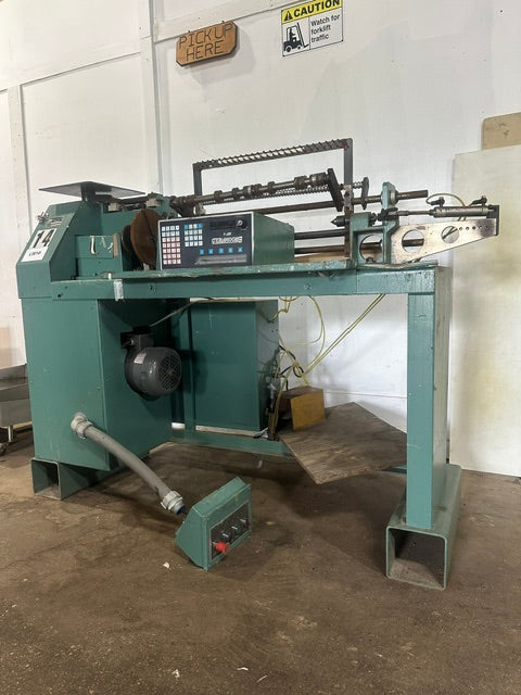 "MACHINE EQUIP TROL 700-C-L" h.d industrial coin winding machine,220V 1PH