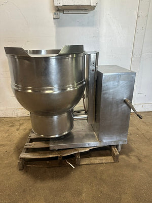 "GROEN DEE/1-10"ELECTRIC 40 GALLONS MANUAL TILT STEAM KETTLE ,208V 3PH