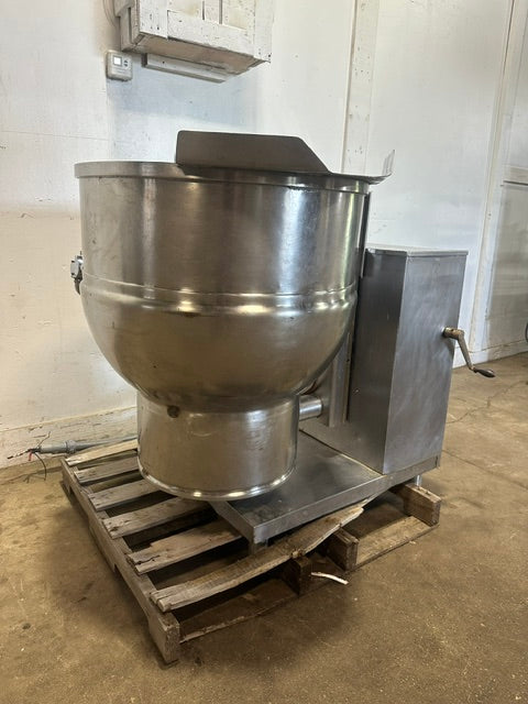 "GROEN DEE/1-10"ELECTRIC 40 GALLONS MANUAL TILT STEAM KETTLE ,208V 3PH