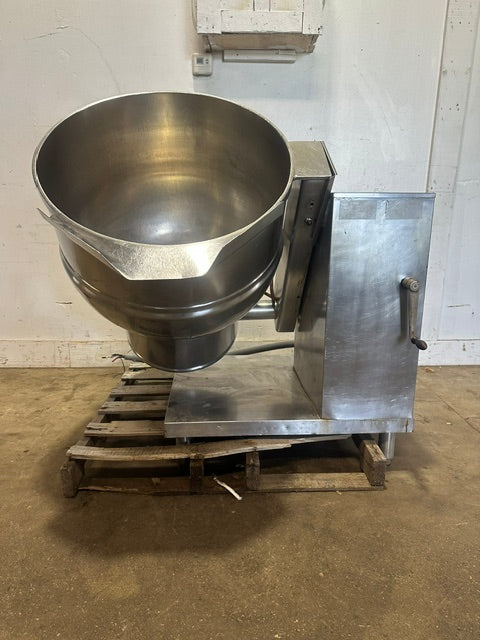 "GROEN DEE/1-10"ELECTRIC 40 GALLONS MANUAL TILT STEAM KETTLE ,208V 3PH