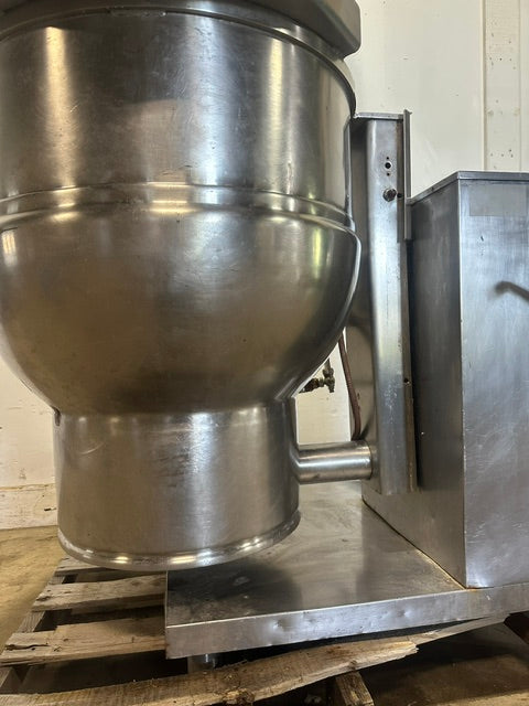 "GROEN DEE/1-10"ELECTRIC 40 GALLONS MANUAL TILT STEAM KETTLE ,208V 3PH