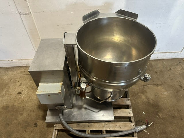 "GROEN DEE/1-10"ELECTRIC 40 GALLONS MANUAL TILT STEAM KETTLE ,208V 3PH