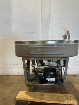"ELKAY EZFS8 1B" WALL MOUNTED WATER COOLER DRINKING FOUNTAIN, 115V, 1PH
