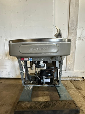 "ELKAY EZFS8 1A" WALL MOUNTED WATER COOLER DRINKING FOUNTAIN, 115V, 1PH
