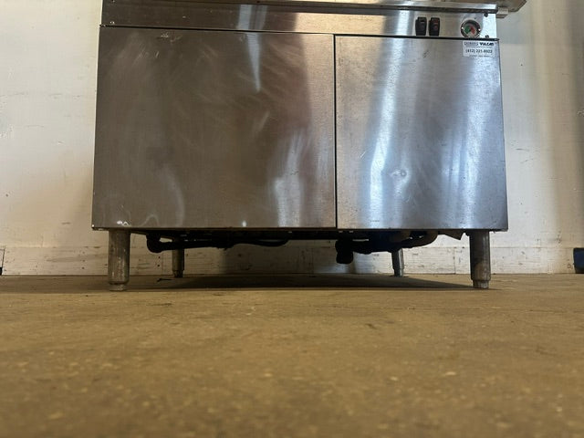 "CLEVELAND 42CKGM200" COMMERCIALN GAS DOUBLE STACK STEAMER W/ 6 GAL KETTLE