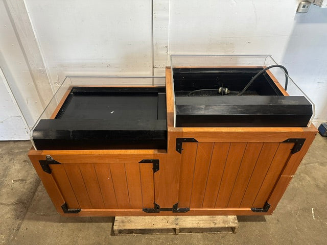 SOUTHERN CASE ARTS 2 SECTION REFRIGERATED PRODUCE MERCHANDISER Model: SARBIN02
