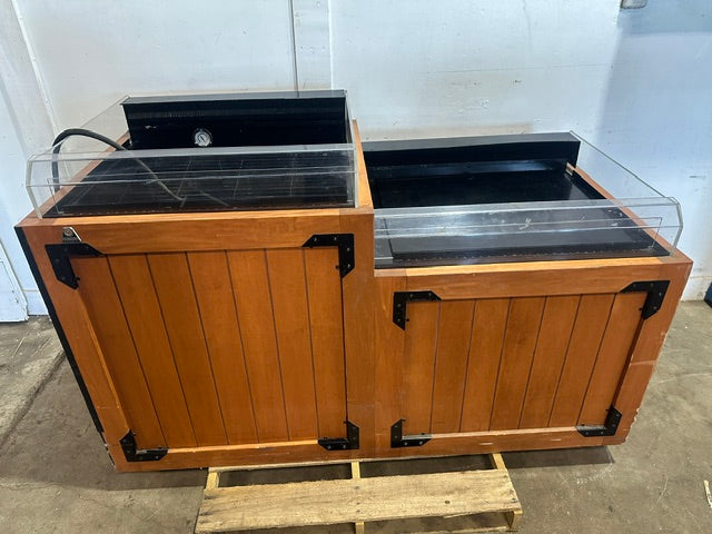 SOUTHERN CASE ARTS 2 SECTION REFRIGERATED PRODUCE MERCHANDISER Model: SARBIN02