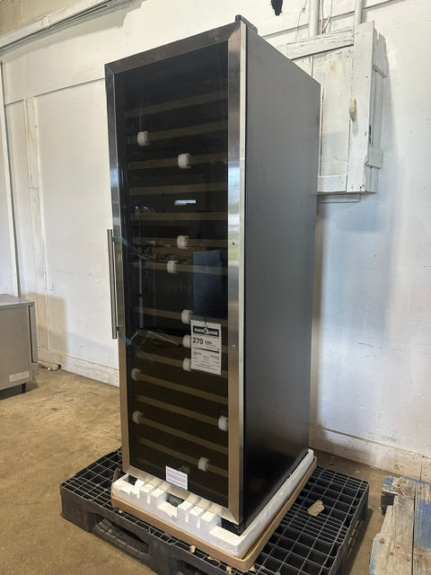 "VINOTEMP EL-142SDST" COMMERCIAL 155- BOTTLE DUAL ZONE LIGHTED WINE COOLER ,1PH