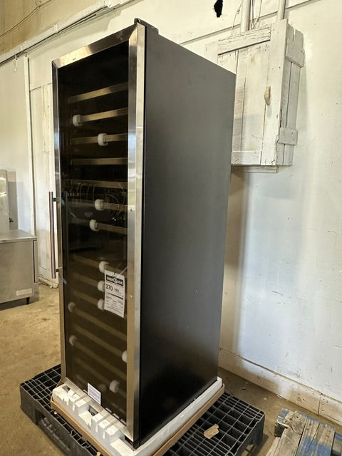 "VINOTEMP EL-142SDST" COMMERCIAL 155- BOTTLE DUAL ZONE LIGHTED WINE COOLER ,1PH