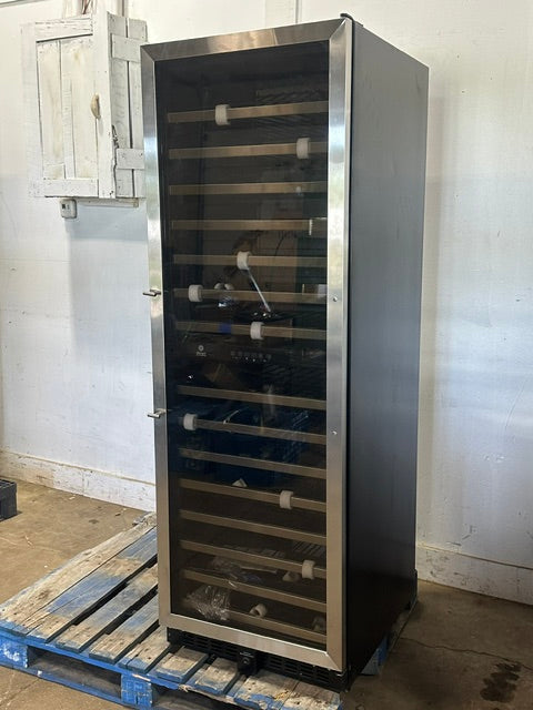 "VINOTEMP EL-142SDST" COMMERCIAL 155- BOTTLE DUAL ZONE LIGHTED WINE COOLER ,1PH