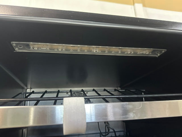 "VINOTEMP EL-142SDST" COMMERCIAL 155- BOTTLE DUAL ZONE LIGHTED WINE COOLER ,1PH