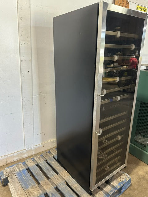 "VINOTEMP EL-142SDST" COMMERCIAL 155- BOTTLE DUAL ZONE LIGHTED WINE COOLER ,1PH