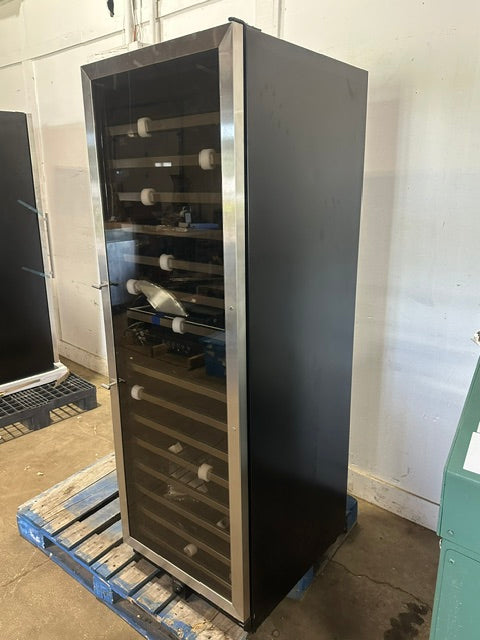 "VINOTEMP EL-142SDST" COMMERCIAL 155- BOTTLE DUAL ZONE LIGHTED WINE COOLER ,1PH