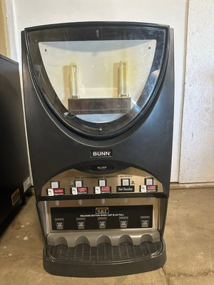 "BUNN IMIX-5S" CAPPUCCINO/HOT CHOCOLATE 5 FLAVOR HOT BEVERAGE DISPENSER 120V 1PH