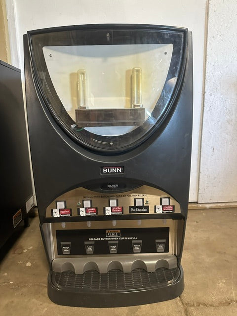 "BUNN IMIX-5S" CAPPUCCINO/HOT CHOCOLATE 5 FLAVOR HOT BEVERAGE DISPENSER 120V 1PH