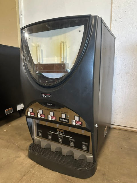 "BUNN IMIX-5S" CAPPUCCINO/HOT CHOCOLATE 5 FLAVOR HOT BEVERAGE DISPENSER 120V 1PH