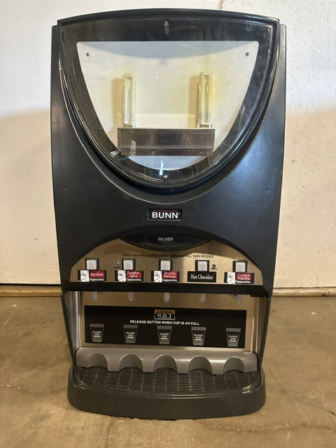 "BUNN IMIX-5S" CAPPUCCINO/HOT CHOCOLATE 5 FLAVOR HOT BEVERAGE DISPENSER 120V 1PH