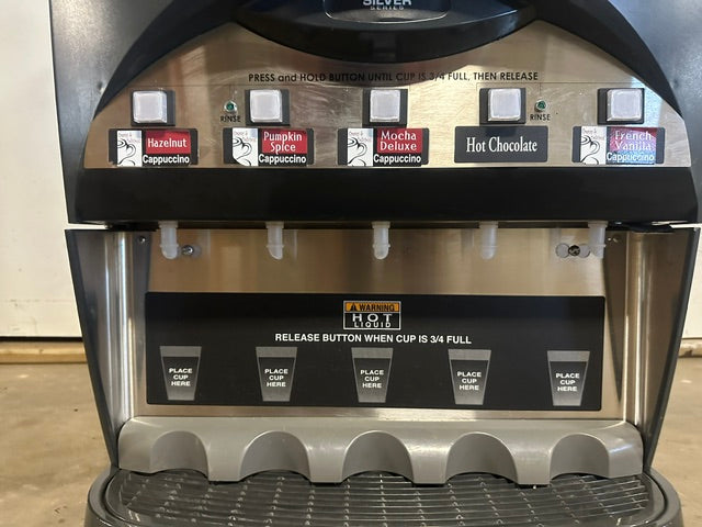 "BUNN IMIX-5S" CAPPUCCINO/HOT CHOCOLATE 5 FLAVOR HOT BEVERAGE DISPENSER 120V 1PH
