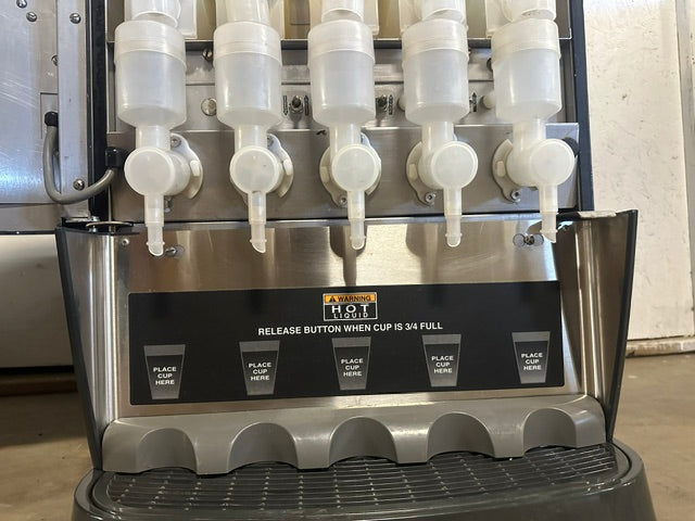 "BUNN IMIX-5S" CAPPUCCINO/HOT CHOCOLATE 5 FLAVOR HOT BEVERAGE DISPENSER 120V 1PH