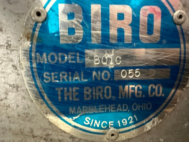 "BIRO BQ1C" H.D COMMERCIAL ELECTRIC COUNTER TOP PIZZA BAKING STONE OVEN