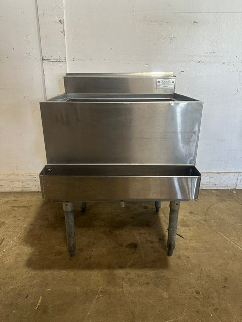 "KROWEN 18-24-7" H-DUTY STAINLESS STEEL COLD PLATED ICE BIN 34"H x 24"W x 23"D
